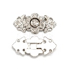 Alloy Snap Clasps FIND-WH0108-17P-2