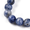 Natural Blue Spot Jasper Beads Stretch Bracelets BJEW-T022-04I-3