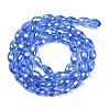 Transparent Electroplate Glass Beads Strands EGLA-N013-T6mm-B10-2