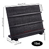 3-Tier Wooden Slant Back Jewelry Display Card Stands ODIS-WH0038-79A-02-2