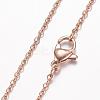304 Stainless Steel Pendant Necklaces NJEW-D277-27-4