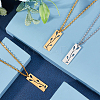201 Stainless Steel Pendants STAS-UN0013-12-4