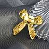 304 Stainless Steel Open Cuff Finger Rings for Women STAS-Z111-06G-3