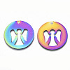 Ion Plating(IP) 201 Stainless Steel Pendants LS-STAS-R114-011-2