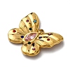 304 Stainless Steel Rhinestone Pendants STAS-L299-14G-05-2