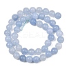 Natural Dyed White Jade Beads Strands GG-CBAEB22-B01-8mm-01-5