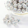 Pave Disco Ball Beads LS-X-RB-A130-10mm-11-1
