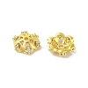 Rack Plating Brass Beads Caps KK-B088-05C-G-2