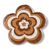 Acrylic Pendants with Glitter Powder MACR-Q160-01I-1