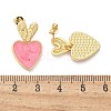 Brass Dangle Stud Earrings EJEW-F359-12G-4