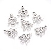 Tibetan Style Alloy Pendants X-TIBEP-A15023-AS-RS-1