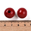 Painted Natural Wood Beads X-WOOD-A018-16mm-11-3