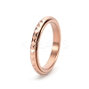Rotatable Version Korean StyleRotatable Stainless Steel Finger Ring for Men's PW-WGAB2A4-21-1