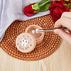 Round Printed Wood Baby Tooth Keepsake Cases with Lids CON-WH0099-75B-3