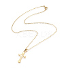 304 Stainless Steel Pendant Necklaces NJEW-F275-07G-3