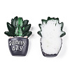 Opaque Resin Decoden Cabochons LS-AJEW-N001-01-2