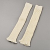 Sequin Acrylic Fiber Yarn Leg Warmers Socks AJEW-WH20064-46B-1