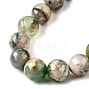 Natural Green Cherry Blossom Agate Beads Strands G-NH0061-A01-10mm-4