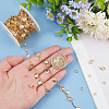 DIY Shell Charms Chain Bracelet Necklace Making Kit DIY-BBC0001-64-3
