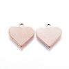 Ion Plating(IP) 304 Stainless Steel Charms STAS-G124-24RG-1