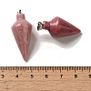 Natural Rhodonite Pendants G-Z055-02P-05-3