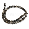Natural Volcanic Agate Beads Strands G-G305-A01-6mm-3