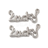 Non-Tarnish 304 Stainless Steel Pendants STAS-F284-11P-2