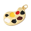 Brass Enamel Pendants KK-L216-005G-2