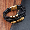 Men's Imitation Leather Bracelets WG92BDC-02-1