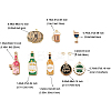 16Pcs 8 Styles Oktoberfest Alloy Enamel Pendants ENAM-FP0001-83-6