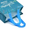 Printed Non-Woven Reusable Folding Wine Bottle Gift Bags with Handle LS-ABAG-C012-04B-3