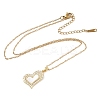 201 Stainless Steel Cable Chain Necklaces NJEW-P309-12G-2