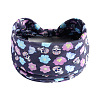 Halloween Simulation Cotton Hair Bands OHAR-PW0003-222B-1