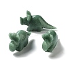 Natural Green Aventurine Carved Healing Rhinoceros Figurines DJEW-P016-01B-1