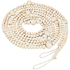 Round Wooden Beaded Garland for Christmas Tree Decoration AJEW-WH20019-62-1