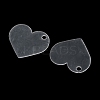 Transparent Acrylic Disc Big Pendants ZXFQ-PW0001-039J-2