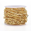Soldered Brass Paperclip Chains CHC-G005-12G-5