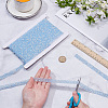 1 Roll Resin Rhinestone with Plastic Imitation Pearl Beaded Trim DIY-BC0015-57A-3