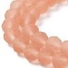 Transparent Glass Beads Strands EGLA-A034-T10mm-MD21-4