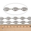 304 Stainless Steel Shell Shape Link Chains CHS-P023-04P-2