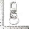 304 Stainless Steel Keychain Rings STAS-H238-02P-3