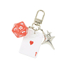 Acrylic Pendant Decorations HJEW-YW00308-03-1