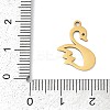 201 Stainless Steel Pendants STAS-F316-32D-G-3