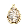 304 Stainless Steel Micro Pave Cubic Zirconia Charms STAS-I356-04G-05-1