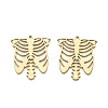 201 Stainless Steel Pendants STAS-I332-07G-1