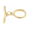 Brass Toggle Clasps KK-K391-09G-1