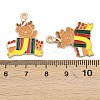 Christmas Theme Alloy Enamel Pendants FIND-I065-02D-KCG-3