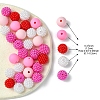 DIY Round Silicone & Acrylic & Berry Beads Making Findings Kits DIY-FS0006-26D-4