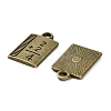 Tibetan Style Alloy Pendants FIND-C043-012AB-2