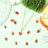 14Pcs 7 Styles 304 Stainless Steel Enamel Pendants STAS-CJ0002-95-6